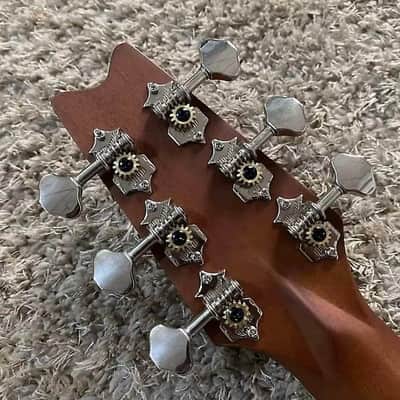Washburn RO10TBL Rover Steel String Travel Acoustic Guitar 2010s - Trans Blue image 5