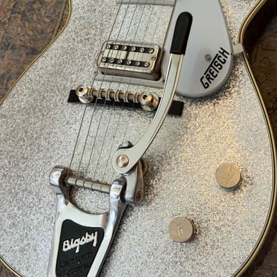 Gretsch G6129 Players Edition Jet Silver Sparkle image 1