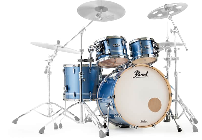 Pearl MCT924XEP/C837 Masters Maple Complete 4 pc Shell Pack - chrome contrail