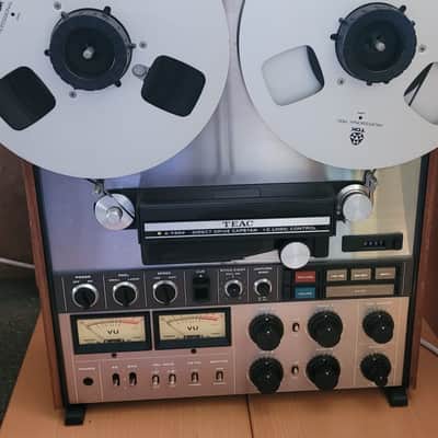 TEAC A-7300 1/4" 2-Track Reel to Reel Tape Recorder 1970s - Silver image 20