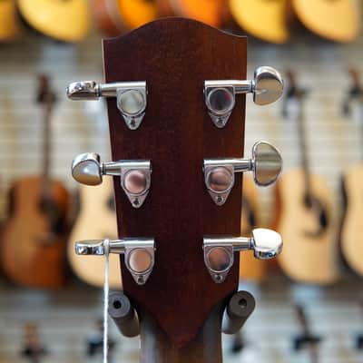Eastman PCH2-OM-BK Thermo-Cured Orchestra Model Acoustic Guitar Black w/Padded Gig Bag image 8