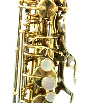 King Silver Sonic Alto Sax Clear Lacquered Brass image 5
