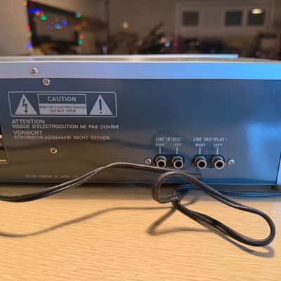 JVC KD-V100 Stereo Cassette Tape Deck Vintage Full Fresh Service Sound Great! image 10