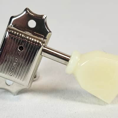 Gibson Single "Bass" Side Vintage Deluxe Reissue Tunning Machine Head, Nickel image 1