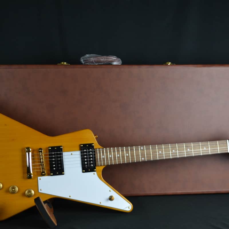 Epiphone Inspired by Gibson 1958 Korina Explorer with Hard She…