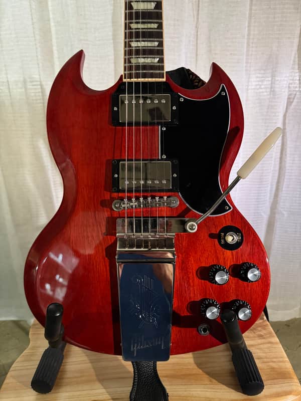 Gibson SG Standard '61 Reissue w/ Maestro Vibrola - '19 Factory Prototype 2019 - Cherry image 1
