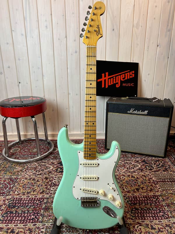 Fender Custom Shop Postmodern Strat Maple Journeyman 2024 - Aged Surf Green image 1
