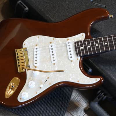 Unplayed! 2026 Fender Mod Shop Stratocaster w/ Rosewood Neck Electric Guitar Walnut w/ Gold + COA OHSC image 3