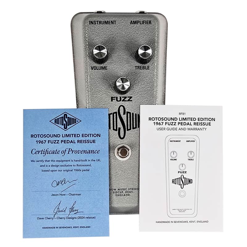 Rotosound RFB1 Limited Edition 1967 Fuzz Pedal Reissue - FREE SHIPPING TO THE USA image 1