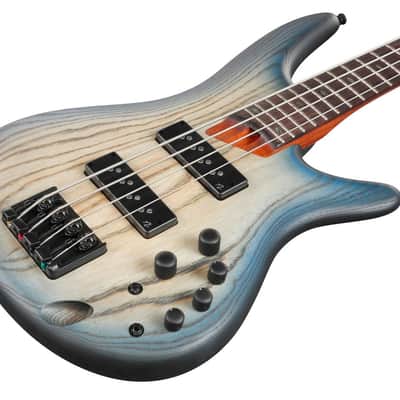 IBANEZ SR600E-CTF Soundgear 4-saitiger E-Bass cosmic blue starburst flat image 3
