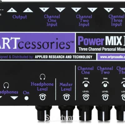 ART PowerMIX III 3-channel Stereo Line Mixer (PowerMix3d1) image 3