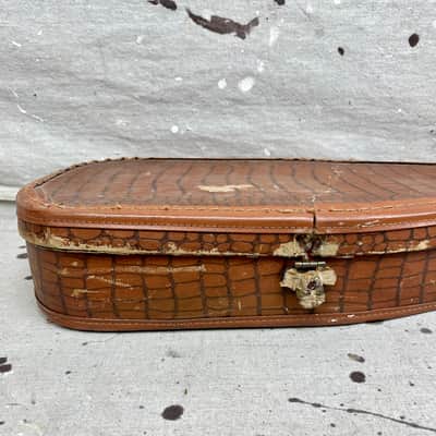 1953 Fender Champion Lap Steel Guitar 1950's -Yellow Pearloid w/ Original Case image 19