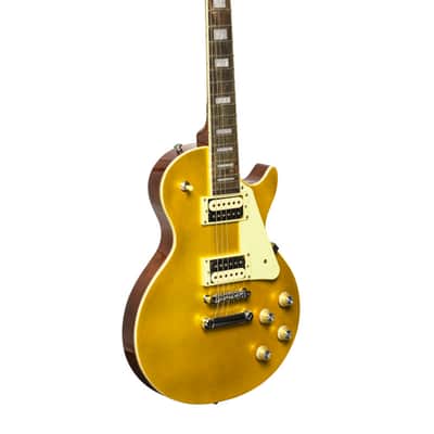 Stagg SEL-STD GOLD Standard Series Solid Mahogany Body Archtop Set-in Neck 6-String Electric Guitar image 1