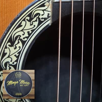 Ovation Balladeer 1111-4 natural. Solid spruce top, no electronics. 1975 image 8