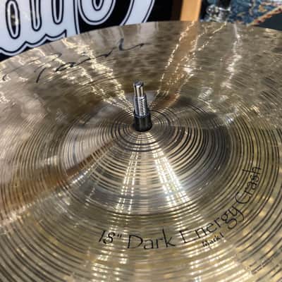 Tris Imboden's, Chicago, Paiste - 18" Signature Dark Energy, Mark 1 Crash Cymbal, 1480g image 5