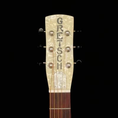 Gretsch G9200 Boxcar Round-Neck, Mahogany Body Resonator Guitar, Natural image 7