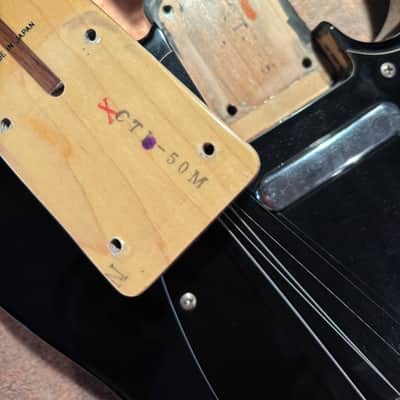 1988 Fender CTL-50M Telecaster 1972 Reissue Black Electric Guitar MIJ Fujigen Japan image 16