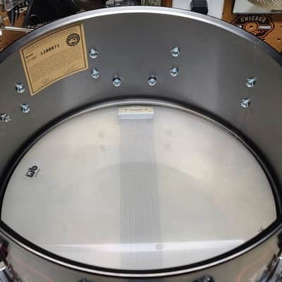 DW Anika Nilles / RUSH DRVD6514SVCBK 6.5"x14" Fifty Something Tour Tribute Snare Drum 2026 - Black Nickel over Brass image 18