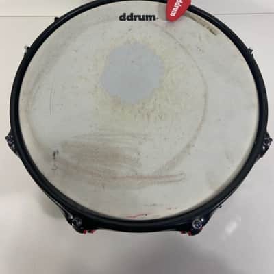 ddrum HYSD6X13SB 6x13" Hybrid Snare Drum with Built-In Trigger 2010s - Black image 2