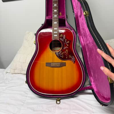 1971 Gibson Hummingbird Custom Cherry Sunburst w/ OHSC, Original Case Candy, Collector Grade image 3