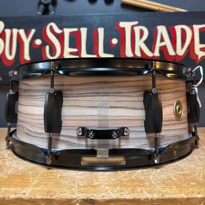 Tama WP1455 Woodworks 14x5.5" Snare Drum 2023 - Present - Natural Zebrawood image 7