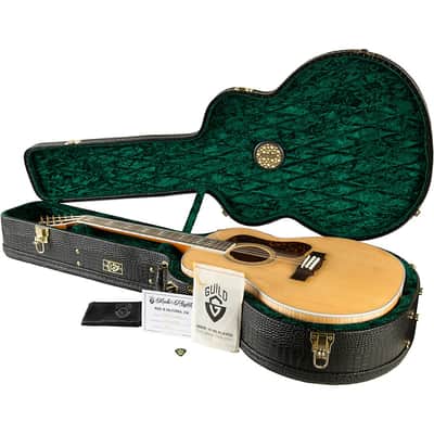 Guild F-512E Maple Jumbo 12-String Acoustic-Electric Guitar Regular Natural image 6
