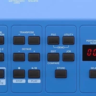 Yamaha MX61 Music Synthesizer - Blue image 6