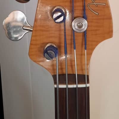 RARE! 1962 Tribute Fender Precision Foto Flame P Bass Guitar MIJ 1995 image 10