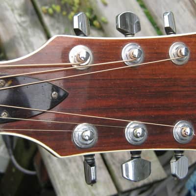 Vintage Ventura V12 Japan Built Acoustic Guitar - Gibson Style Headstock / Bridge image 4