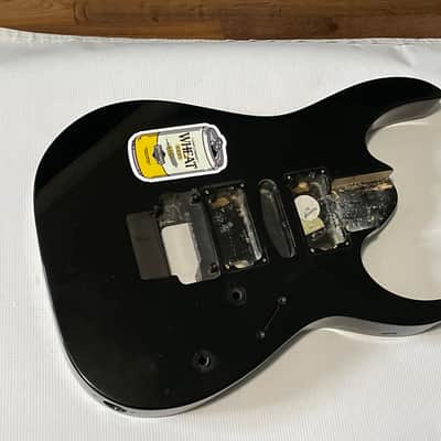 2010 Indonesian Ibanez RG370DX Black Basswood Guitar Body Floyd Ready image 1