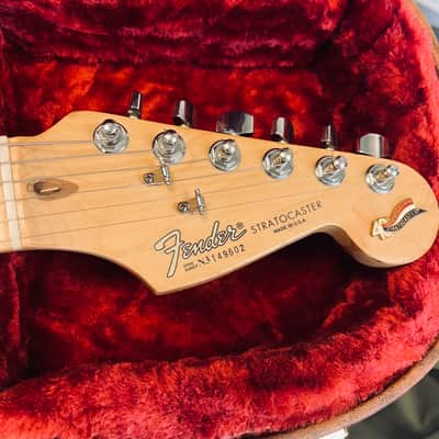 Fender 40th Anniversary American Standard Stratocaster with Maple Fretboard 1994 - Lipstick Red image 3