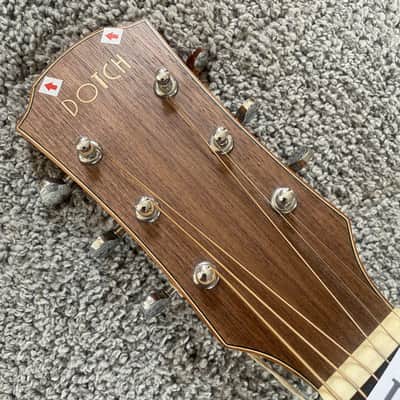 41 Inch Vintage Acoustic Guitar, Solid Spruce Top Body, Mahogany Neck, Rosewood Fingerboard image 5
