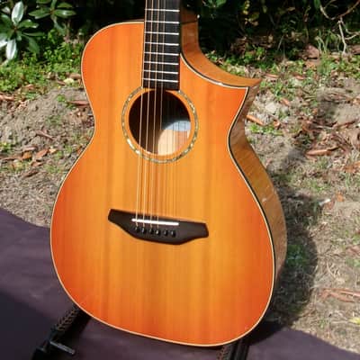 2010 Hand Made K Yairi 75th Anniv. II KAGERO Limited Edition Electric Acoustic Guitar + Hard Case image 4