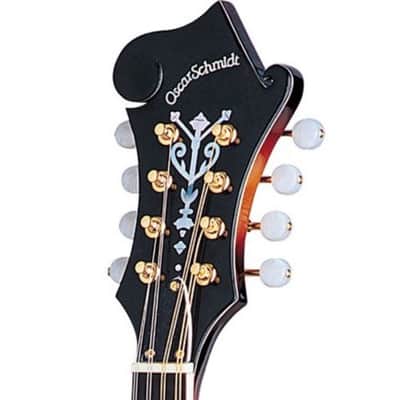 Oscar Schmidt OM40LH Select Spruce Top Mahogany Neck F-Style 8-String Mandolin for Left Hand Player image 3