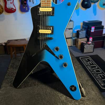 Dean ML 79 Black to Blue Fade, Free Plek Setup & Ship #480 image 4