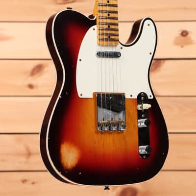 Fender Custom Shop 1959 Custom Telecaster Relic - Wide Fade Chocolate 3 Tone Sunburst-CZ574969 image 1