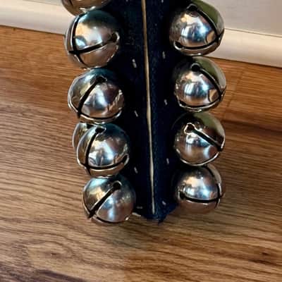 Vintage 25 Bell Sleigh Bell Hand Shaker Rhythm Band Latin Band image 5