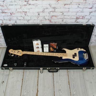 G&L - Parts Bass L-1000 CF Neck /LB-100 Body - Blueburst - w/HSC - x1216 - USED image 13
