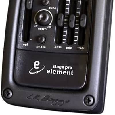 LR Baggs StagePro Element Advanced Undersaddle Pickup with Unrivaled Dynamic Range Bundle w/ 12x Fender Picks and Liquid Audio Polishing Cloth image 4