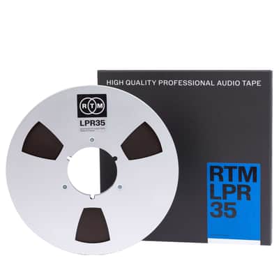 Recording The Masters LPR35 (Long Play Version of SM911 1/4" Audio Tape)-1/4″ x 3608′ on 10.5″ NAB Metal Reel in Hinged Box image 1