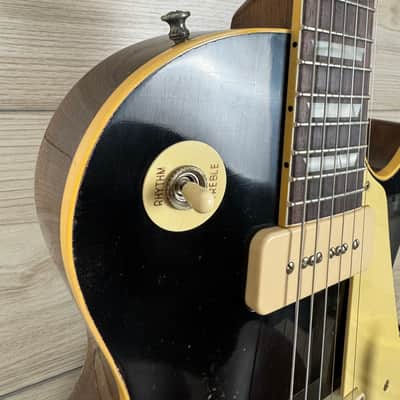 Gibson Custom Dealer Select 1956 Les Paul Standard Bigsby Electric Guitar - Ebony image 7