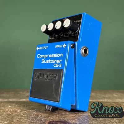Boss CS-3 Compression Sustainer (Silver Label) 1997 - Present - Blue image 1