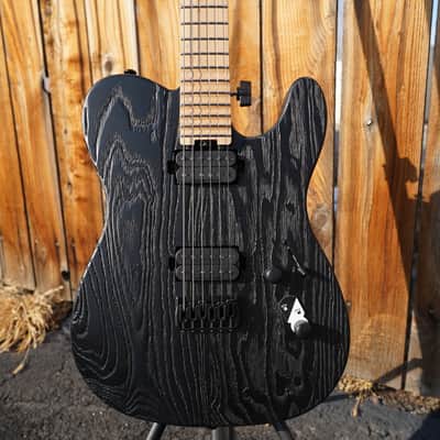 ESP LTD TE-1000 Black Blast 6-String Electric Guitar image 4