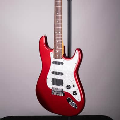 Used 2004 Fender Fat Stratocaster - With EMG Pickups - Red image 6