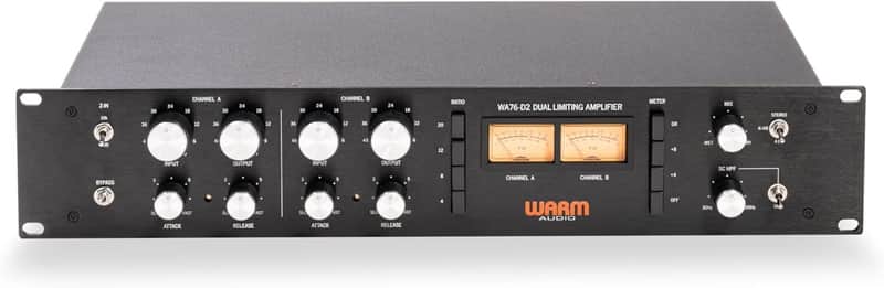Warm Audio WA76-D2 Dual-Channel Clean Gain Discrete FET Compressor image 1