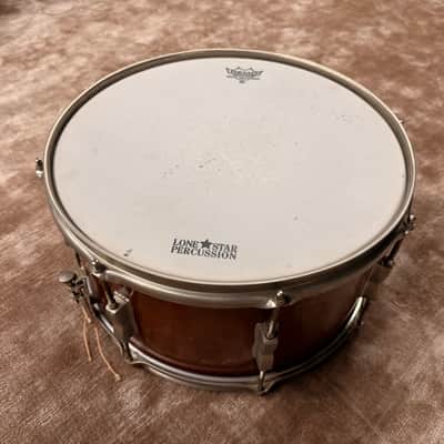 USED WFL 7 X 15 SNARE DRUM MAHOGANY SHELL; MAPLE RE-RINGS image 5