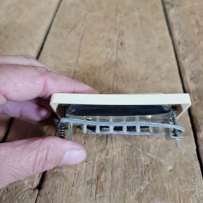 Gibson Shaw NOS Patent Number Humbucker 1980s Double Cream With Ring and Screws image 6