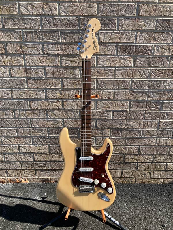 2005 Squier Stratocaster FSR Translucent Blonde image 1