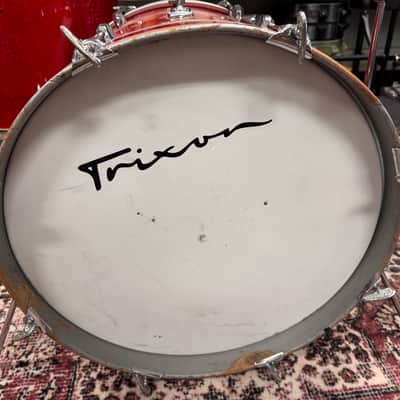 Trixon Luxus 1960s Teardrop 13"/16"/20" Drum Set - Red Sparkle (VIDEO) image 12