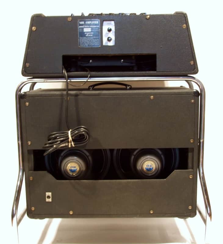 Vox AC-30 Super Reverb Twin Top Boost 3-Channel 30-Watt 2x12" Piggyback Guitar Amp 1964 - 1967 image 2